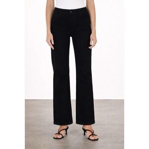 Fidelity Denim KATIE JETT HIGH‎ WIDE - EXCEL PERFORMANCE STRETCH EUC Size 26